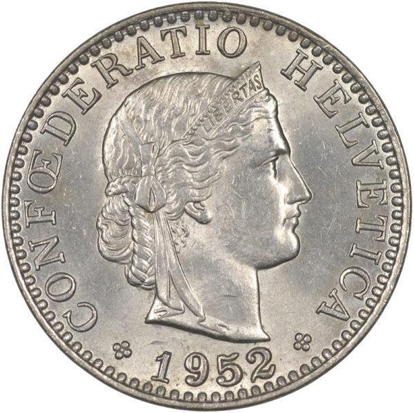 26003_1 20 Rappen, 1952, unz/stgl