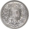 20 Rappen, 1952, Stempelglanz