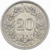 20 Rappen, 1953, Stempelglanz