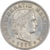 20 Rappen, 1953, unz/stgl