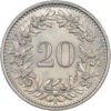 20 Rappen, 1953, unz/stgl
