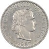 20 Rappen, 1957, unz/stgl