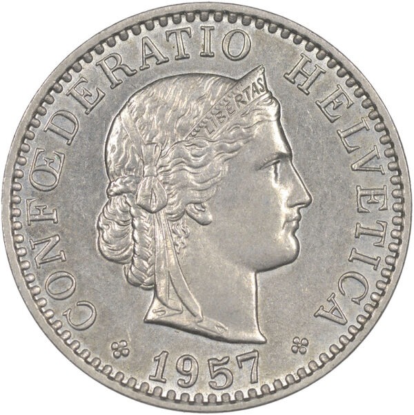 26017_1 20 Rappen, 1957, unz/stgl