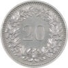 20 Rappen, 1958, unz/stgl