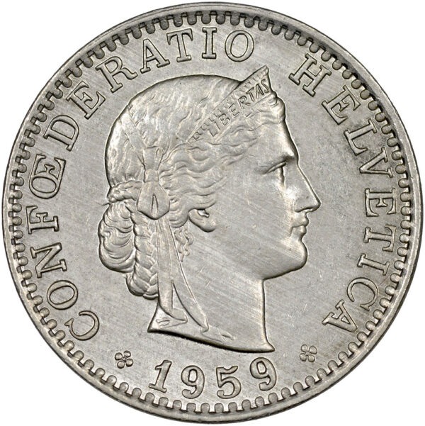 26023_1 20 Rappen, 1959, unz/stgl