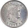 20 Rappen, 1959, Stempelglanz