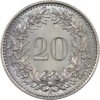 20 Rappen, 1959, Stempelglanz