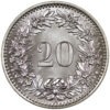 20 Rappen, 1960, Stempelglanz