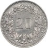20 Rappen, 1962, Stempelglanz