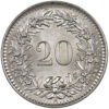20 Rappen, 1964, Stempelglanz