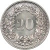 20 Rappen, 1966, Stempelglanz