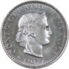 20 Rappen, 1967, Stempelglanz