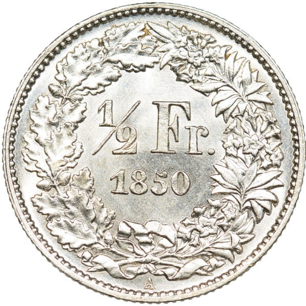 26053_1 50 Rappen, 1850, unzirkuliert