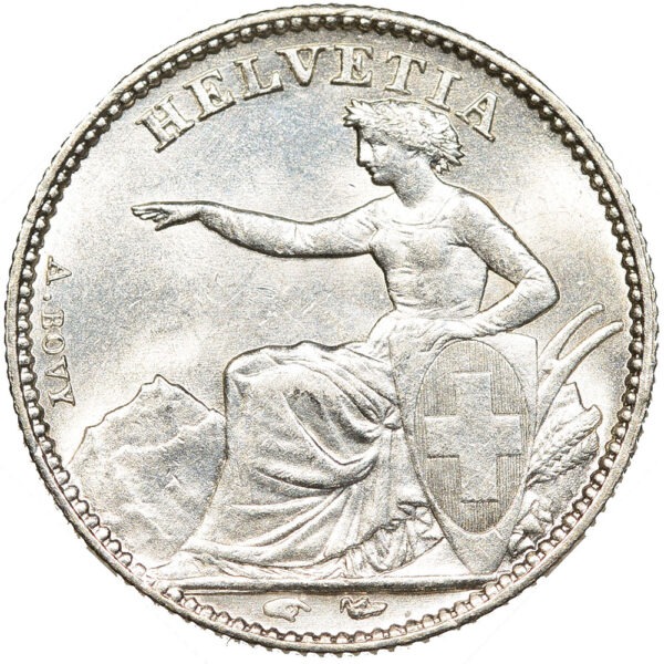 50 Rappen, 1850, unzirkuliert