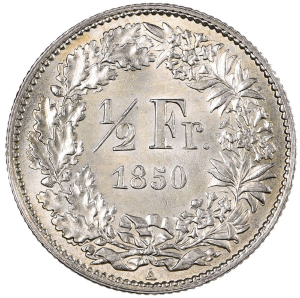 26054_1 50 Rappen, 1850, unz/stgl