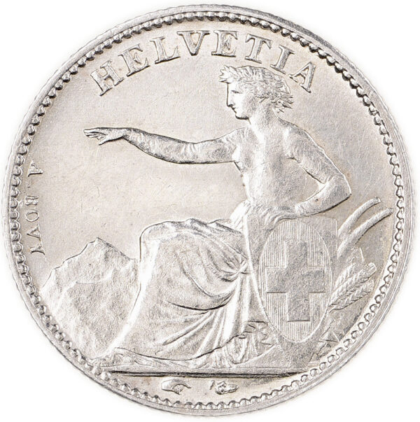 50 Rappen, 1851, Stempelglanz