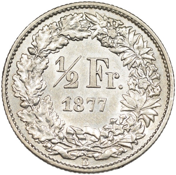 26065_1 50 Rappen, 1877, unzirkuliert