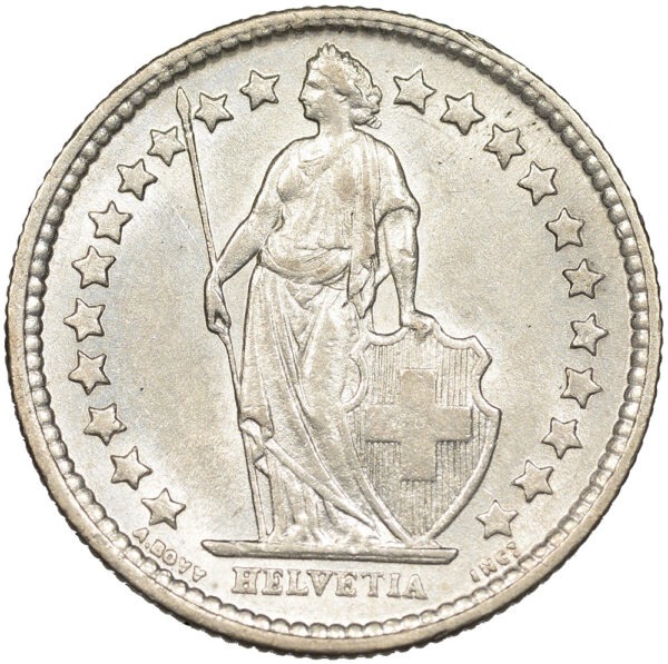 50 Rappen, 1877, unzirkuliert