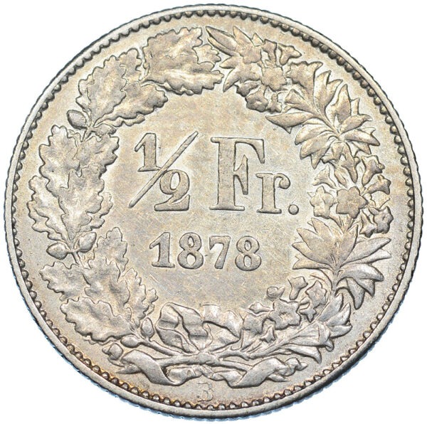 26068_1 50 Rappen, 1878, vz-unz