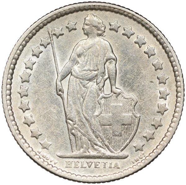 50 Rappen, 1878, vz-unz