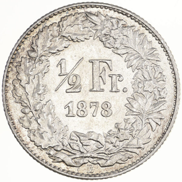 26069_1 50 Rappen, 1878, unzirkuliert