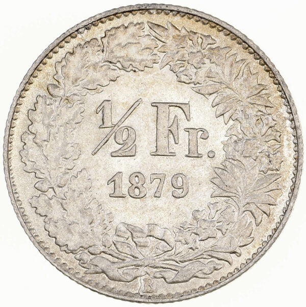 26072_1 50 Rappen, 1879, unzirkuliert