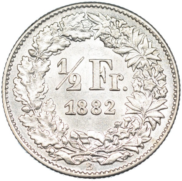 26080_1 50 Rappen, 1882, unzirkuliert