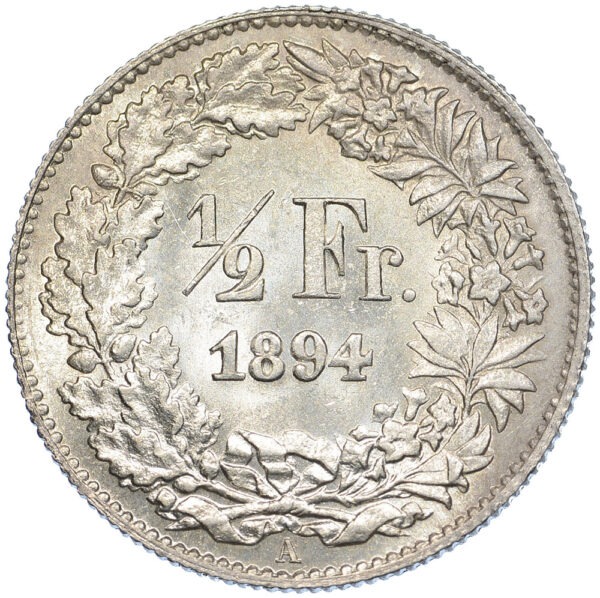 26083_1 50 Rappen, 1894, fast unzirkuliert