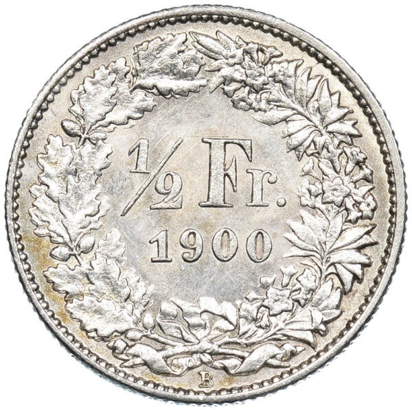 50 Rappen, 1900, unzirkuliert