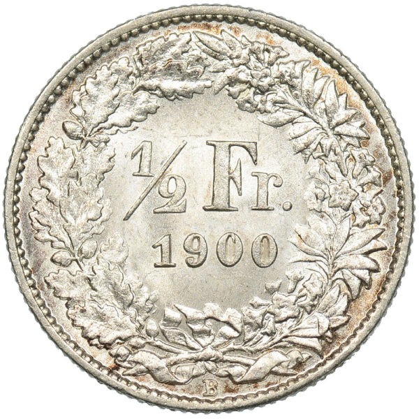 26095_1 50 Rappen, 1900, Stempelglanz