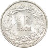 50 Rappen, 1901, Stempelglanz