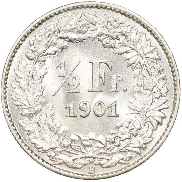 26099_1 50 Rappen, 1901, Stempelglanz