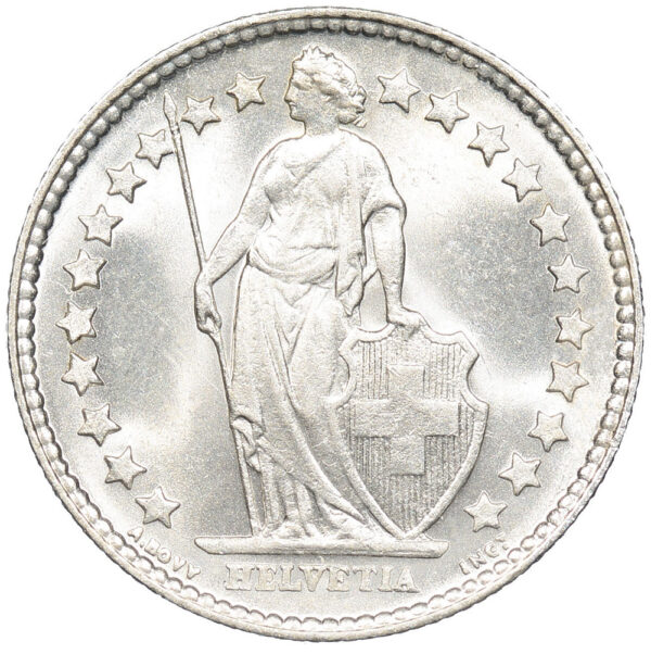 50 Rappen, 1901, Stempelglanz