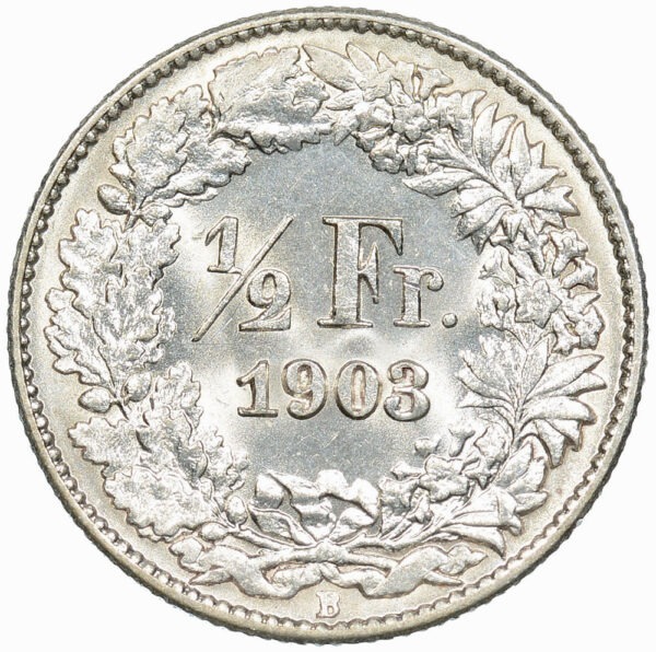 26100_1 50 Rappen, 1903, fast unzirkuliert