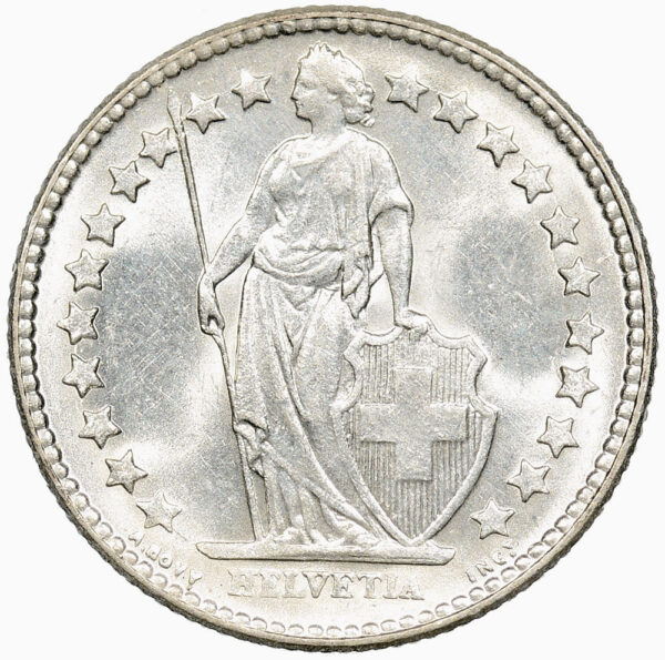 50 Rappen, 1903, fast unzirkuliert