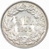 50 Rappen, 1905, unzirkuliert