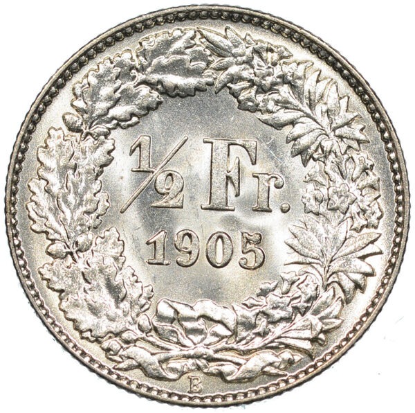 26110_1 50 Rappen, 1905, Stempelglanz