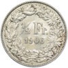 50 Rappen, 1906, unzirkuliert