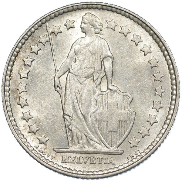 50 Rappen, 1906, unzirkuliert