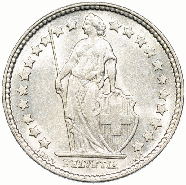 50 Rappen, 1907, unzirkuliert