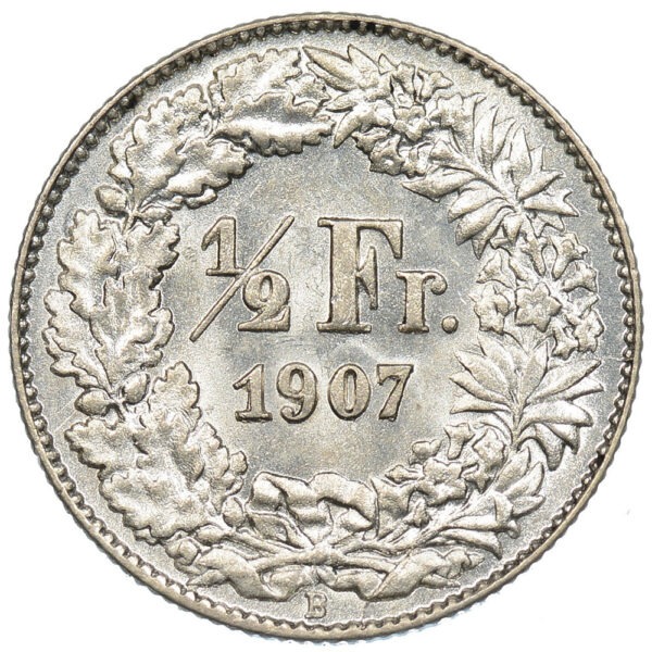 26116_1 50 Rappen, 1907, unz/stgl