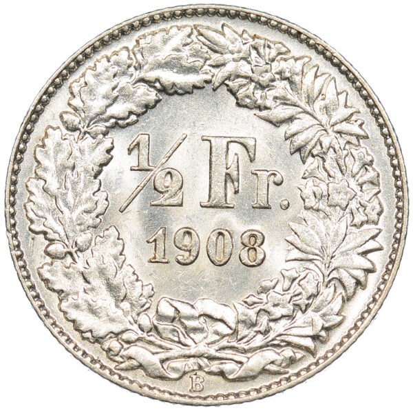 26119_1 50 Rappen, 1908, unz/stgl