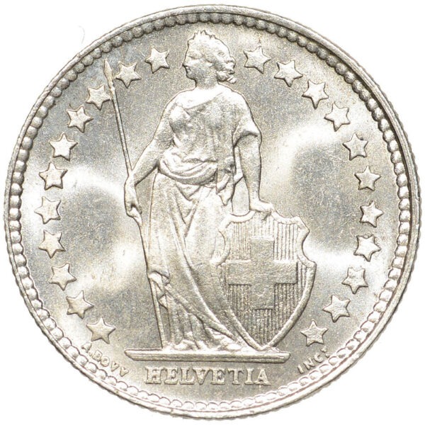 50 Rappen, 1908, Stempelglanz