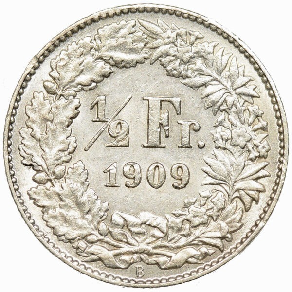 26121_1 50 Rappen, 1909, fast unzirkuliert