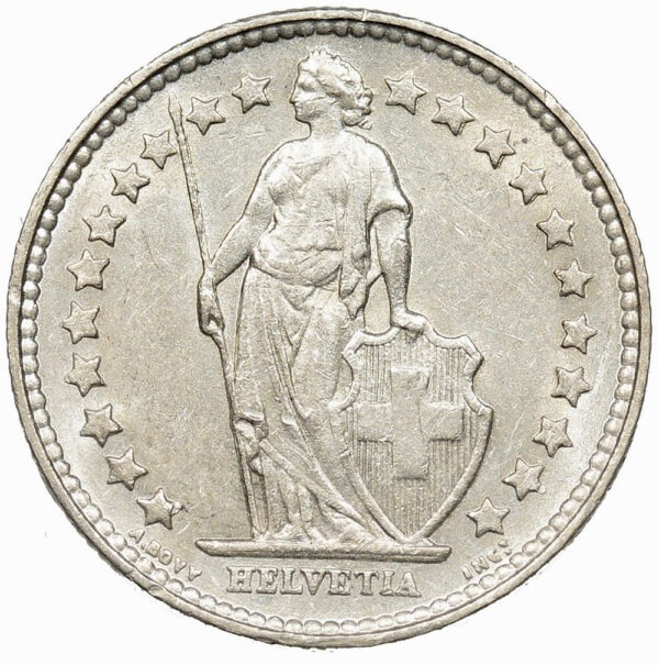 50 Rappen, 1909, fast unzirkuliert