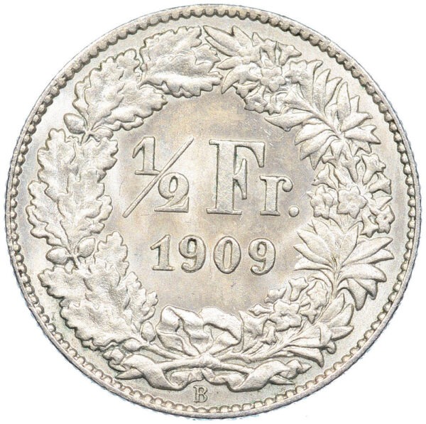 26122_1 50 Rappen, 1909, unzirkuliert