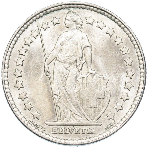 50 Rappen, 1909, unzirkuliert