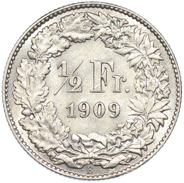 26123_1 50 Rappen, 1909, unz/stgl