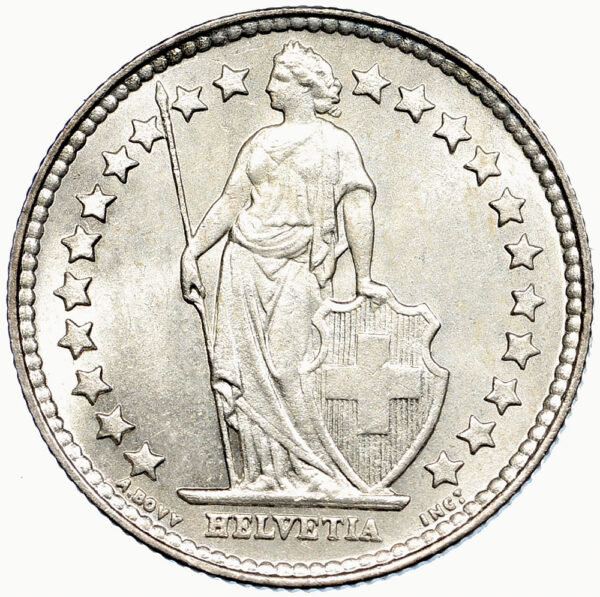 50 Rappen, 1909, Stempelglanz