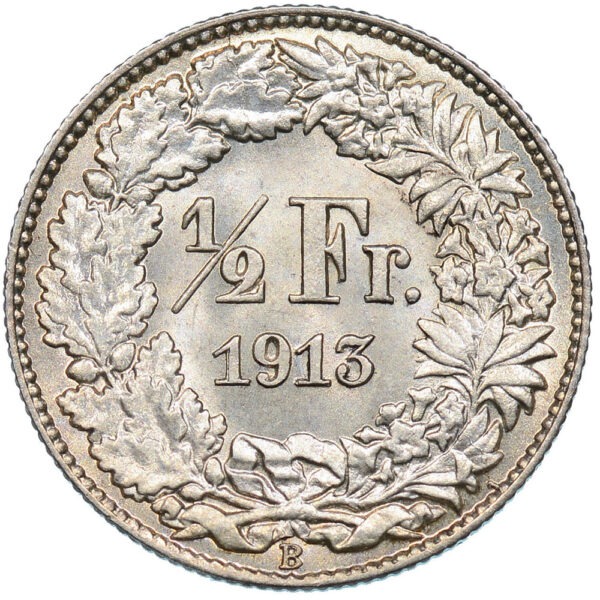 26129_1 50 Rappen, 1913, unz/stgl